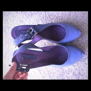 Paolo Conte purple genuine leather hills